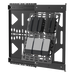 Panel de Almacenamiento AV Deslizante / Capacidad 10 kg (22 lbs) / Rango 300 mm / Acero de Alta Resistencia / Quick-Release / Montaje | SIERRA STORE