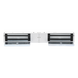 AccessPRO MAG1200DLED - Chapa Magnética Doble para Aplicación en Puertas de Doble Hoja. 1200 lbs(x 2). LED | SIERRA STORE