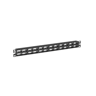 PANDUIT CP48HDBL - Panel de Parcheo Modular / 48 Puertos / 1UR / Blindado / Alta Densidad / Acero Inoxidable / 19 Pulgadas | SIERRA STORE