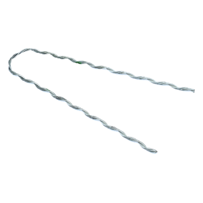 Remate Preformado Retenida / Acero Galvanizado / Cable Figura 8 con Mensajero 3.1 mm / Tensión 1746 kg / Longitud 304.8 mm (12') / | SIERRA STORE