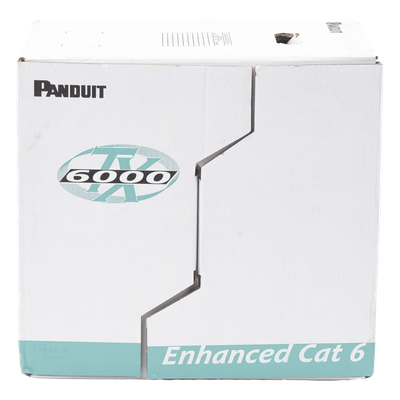 PANDUIT PUC6004BU-ME - Cable UTP / Categoría 6 Mejorado / 305 m (1000 ft) / 23 AWG / PVC CM / 4 Pares / 250 MHz / PoE+ | SIERRA STORE