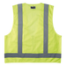 Chaleco de seguridad reflectante / Talla XL / ANSI/ISEA 107-2015 Tipo R Clase 2 / Pecho 44''-50'' (111,8-127 cm) / Amarillo alta | SIERRA STORE