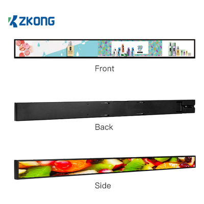 Display Electrónico de Estantes / 23.1 Pulgadas / LCD Estirado 1920x158 / Android 4.4.2 / Brillo 400 Nits / Wi-Fi Dual Band / USB | SIERRA STORE
