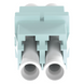 PANDUIT FADSLCZAQ-L - Módulo Acoplador / LC Duplex / Fibra Multimodo / Color Aqua / Pérdida 0.1 dB / Cerámica Zirconia | SIERRA STORE