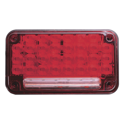 Luz de Advertencia LED / 7x4" / 66 LED / 10 Patrones de Destello / 12 VCC / Luz de Trabajo Integrada / Montaje Permanente | SIERRA STORE