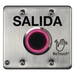 Botón de Salida NoTouch / Sensor Infrarrojo IR / Acero Inoxidable 304 / Salida Doble / Contacto Seco Forma C / LED Bicolor / 4.5 x 4.5 | SIERRA STORE