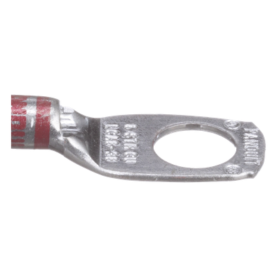 PANDUIT LCA8-38-L - Zapata de Compresión / Calibre 8 AWG / Barreno 3/8 in (9.5 mm) / Tambor Estándar con Mirilla / 1 Pieza | SIERRA STORE