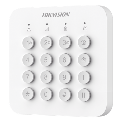 HIKVISION DS-PK201B-WB - Teclado Inalámbrico de Armado/Desarmado / RF con Salto de Frecuencia / LED y Buzzer / Autonomía 2 Años / -10 | SIERRA STORE