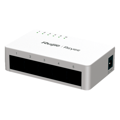 Switch No Administrable / 5 Puertos 10/100 Mbps / Visibilidad Cloud / Plug & Play / 1 Gbps Switching Capacity | SIERRA STORE