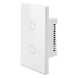 Interruptor Inteligente / 2 Circuitos / ZigBee / Alimentación 100-250V / Neutro Opcional / 800W por Canal / Vidrio Templado | SIERRA STORE