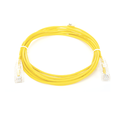 LINKEDPRO BY EPCOM LP-UT6-300-YE-28 - Cable de Parcheo Slim UTP Cat6 / 3 m (9.84 ft) / 28 AWG / Amarillo / 1 Gbps+ | SIERRA STORE