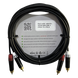 Cable 2 RCA x 2 RCA / Conectores Negros / Diferenciador Color Blanco y Rojo / 3 m (9.84 ft) | SIERRA STORE