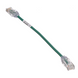 PANDUIT UTP28SP8INGR - Cable de Parcheo Cat6 UTP / 28AWG Diámetro Reducido / 3.8 mm / 20.2 cm (0.66 ft) / Verde / LSZH-CM | SIERRA STORE