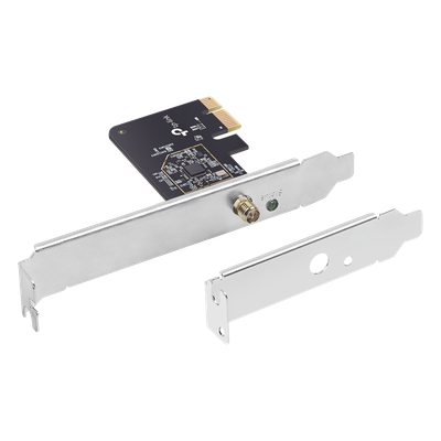 Adaptador PCI Express Inalámbrico / Dual Band AC 600 Mbps / MU-MIMO / Antena Omnidireccional 2 dBi / WPA3 / Perfil Bajo y Completo | SIERRA STORE