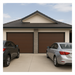 ACCESSPRO APDOOR-89B - Puerta de Garage / Línea Central / Imitación Madera Oscura / 8x9 pies (2.4x2.7 m) / Aislada / Estilo Americano | SIERRA STORE
