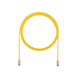 PANDUIT UTP28SP15YL - Cable de Parcheo UTP / Cat6 / 28AWG / 4.57 m (15 pies) / Amarillo / Diámetro 3.8 mm / PoE++ / -10 a 75°C | SIERRA STORE