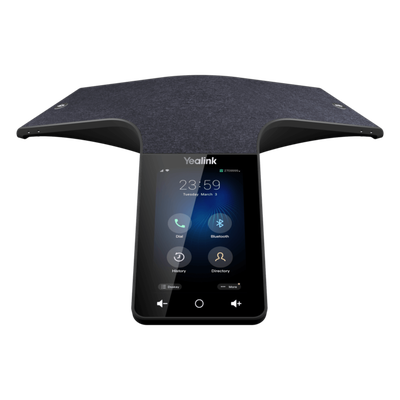 Teléfono de Conferencias IP / 12+1 Micrófonos / Cancelación de Ruido 360° / Alcance 6 m (19.7 ft) / Pantalla Táctil 5' / Wi-Fi Dual | SIERRA STORE