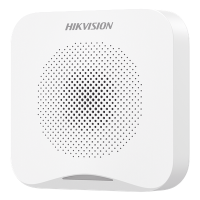HIKVISION DS-PS201-WB - Sirena Interior / Volumen 80-95 dB / 4 Tipos Alarma / Duración 10 s - 15 min / Autonomía 2 Años | SIERRA STORE