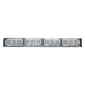 Barra de Luz de Advertencia / 4 Módulos LED / Rojo-Azul / 10-16 VCC / 1.03 ft x 1.37 in | SIERRA STORE
