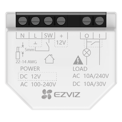 Relé Inteligente Wi-Fi / 16A 250VAC / Wi-Fi 6 y BLE / Alcance 200 m (656.2 ft) / Control por Voz / Compatible Matter | SIERRA STORE