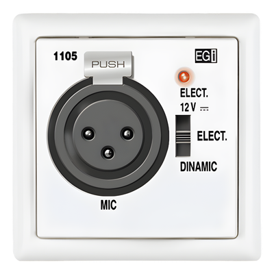 Base de Entrada Microfónica XLR Preamplificada / Compresor de Voz Integrado / Compatible con Micrófonos Dinámicos y Electret / | SIERRA STORE