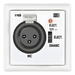 Base de Entrada Microfónica XLR Preamplificada / Compresor de Voz Integrado / Compatible con Micrófonos Dinámicos y Electret / | SIERRA STORE