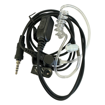 Micrófono Audífono de Solapa / Tubo Acústico Transparente / 2 Cables / Audio Bidireccional / Material Hipoalergénico | SIERRA STORE