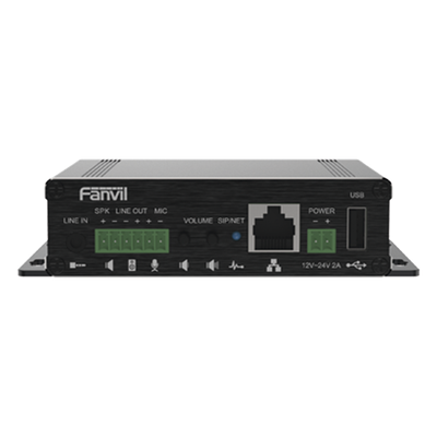 Gateway IP/SIP para Voceo / Amplificador Integrado 30 W / Entrada Audio 3.5 mm / Reproducción MP3 vía USB y TF / PoE 802.3af / 2 | SIERRA STORE