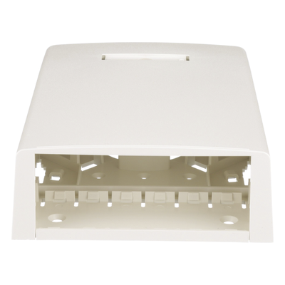 PANDUIT CBXF12IW-AY - Caja de Montaje en Superficie / 12 Puertos Mini-Com / Almacenamiento 24 m (78.7 ft) de Fibra / ABS RoHS / 120 x | SIERRA STORE