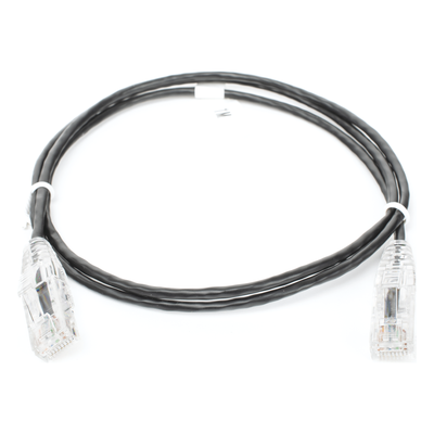 LINKEDPRO BY EPCOM LP-UT6-100-BK-28 - Cable de Parcheo Slim UTP Cat6 / 1 Metro (3.28 Pies) / 28 AWG / Negro / 1 Gbps+ | SIERRA STORE