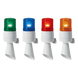 Luz de Advertencia LED con Buzzer / 60 mm (2.36 in) / 95 dB a 1 m / 24 VCD / Azul / Modo Fijo e Intermitente | SIERRA STORE
