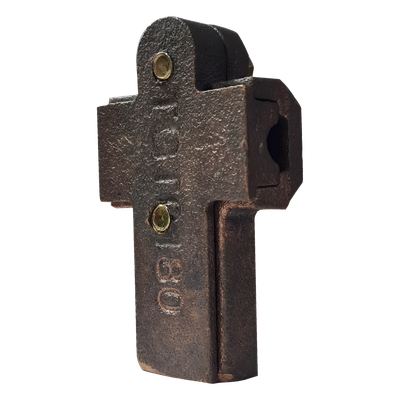 Conector Tipo T Mecánico / Bronce / Calibre 1/0 a 4/0 AWG / 2 Tornillos Hexagonales 5/16' x 3/4' / 70 g / Compatible Franklin y Faraday | SIERRA STORE