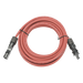 Cable Fotovoltaico, 2.5 m, Rojo, Calibre 10 AWG con Terminal MC4-M en Ambos Extremos | SIERRA STORE