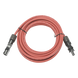 Cable Fotovoltaico, 2.5 m, Rojo, Calibre 10 AWG con Terminal MC4-M en Ambos Extremos | SIERRA STORE