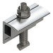 Abrazadera Final para Módulos Fotovoltaicos / Aluminio Serie 6000 / Compatible 30-40 mm / Sistemas N Rail y S Rail | SIERRA STORE
