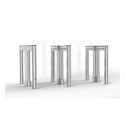 Torniquete Óptico Doble Central / Hojas de Cristal 35" / Serie Supervisor 5000 / 91 kg / 65 W | SIERRA STORE