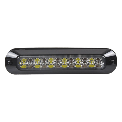 Luz perimetral / 12 LEDs Ultra Brillantes / Rojo/Claro / 12-24 VCC / 157mm / SAE J595 Clase I | SIERRA STORE