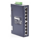 Switch Industrial No Administrable / 8 Puertos Gigabit 10/100/1000T / IP30 / Riel DIN y Pared / -40 a 75°C / 12-48 VDC | SIERRA STORE