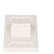 PANDUIT CFPSL2IWY - Placa de Pared Vertical / 2 Puertos Mini-Com Inclinados / ABS / Blanco Mate / Con Etiquetas | SIERRA STORE