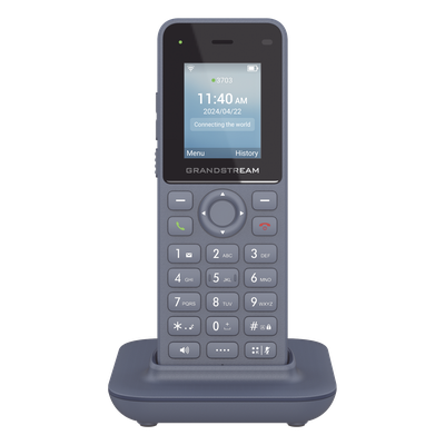 Teléfono IP Inalámbrico / Wi-Fi 6 Dual Banda / 2 Líneas SIP / 2 Cuentas SIP / Bluetooth / USB-C / Voz HD Opus / 6 Horas Conversación / | SIERRA STORE