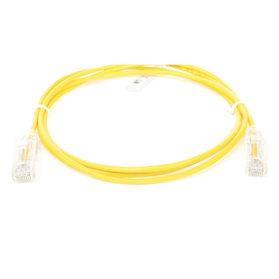 LINKEDPRO BY EPCOM LP-UT6-150-YE-28 - Cable de Parcheo Slim UTP Cat6 / 1.5 m (4.92 ft) / 28 AWG / Amarillo / 1 Gbps | SIERRA STORE