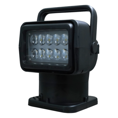 Faro de Búsqueda LED / 30W / 8000 Lux a 5 m (16.4 ft) / IP65 / Control Remoto / DC 12V/24V / Rotación 360° | SIERRA STORE