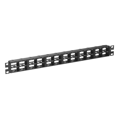 PANDUIT CPP48HDVNSWBL - Panel de Parcheo Modular / 48 Puertos / 1 UR / Alta Densidad / Sin Blindaje / Rack 19 Pulgadas | SIERRA STORE