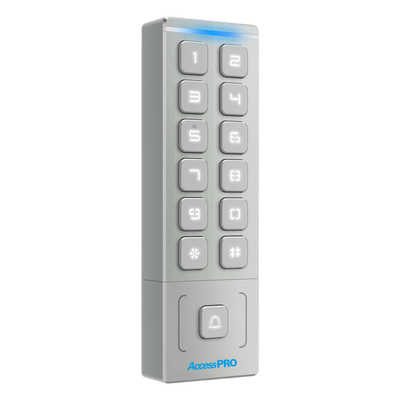 ACCESSPRO PRO-KEYPAD-H1 - Teclado Autónomo de Acceso / 1000 Tarjetas y PIN / IP65 / Lector EM 3 cm (1.18 in) / Salida Wiegand 26/34 / | SIERRA STORE