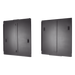 PANDUIT XG-SPFS451B - Paneles Laterales / 45 RU / 1070 mm (3.51 ft) / Negro Mate / RoHS / Cerradura Incluida | SIERRA STORE