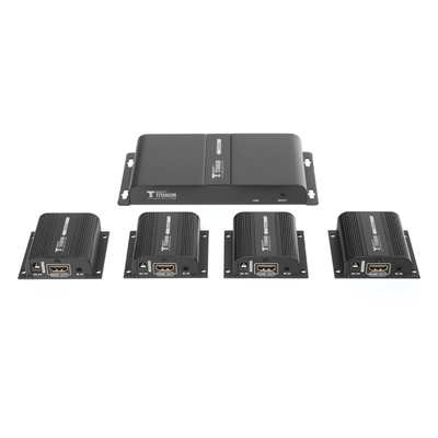 Kit Divisor y Extensor HDMI (Extender Splitter)  / Divide 1 Fuente HDMI a 4 Pantallas / Extiende la señal HDMI hasta 40 m / Resolución | SIERRA STORE