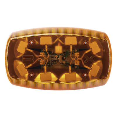 Mini Barra de Luces LED / 18 LEDs Ámbar / 18 Patrones de Destello / IP65 / 12-24 VCC / 35 W / -30°C a 50°C | SIERRA STORE
