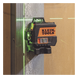 Nivel Láser / 3 Planos 360° / Láser Verde 520 nm / Alcance 30.5 m (100 ft) / Autonivelación ±4° / Base Magnética y para Trípode | SIERRA STORE