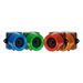 Baliza LED con Sirena Electrónica / 31 Tonos / 123 dB / LED Azul / IP66 / 12-24 VCD / -50°C a +50°C | SIERRA STORE