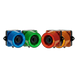 Baliza LED con Sirena Electrónica / 31 Tonos / 123 dB / LED Azul / IP66 / 12-24 VCD / -50°C a +50°C | SIERRA STORE
